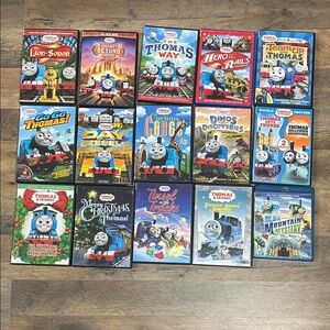 Thomas & Friends Kids DVD Collection - Blue, Red, Yellow
